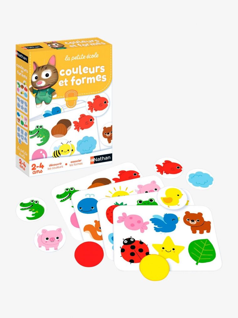 Couleurs Et Formes Nathan Multicolore – Un Jeu D'association tout Jeux Pour Apprendre Les Couleurs