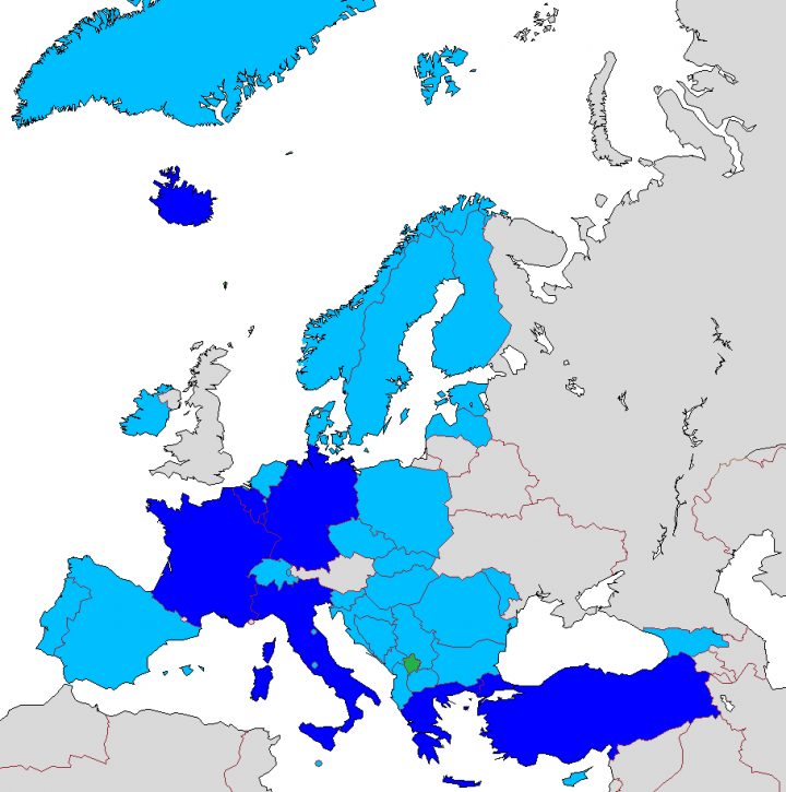 Council Of Europe Development Bank – Wikiwand avec Carte Des Pays D Europe