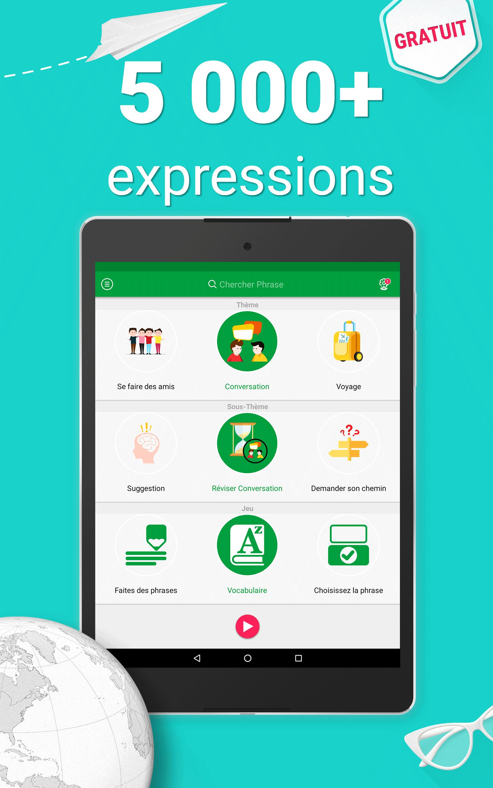 Cours D'anglais - 5000 Expressions &amp; Phrases Pour Android concernant Jeux Gratuit Anglais