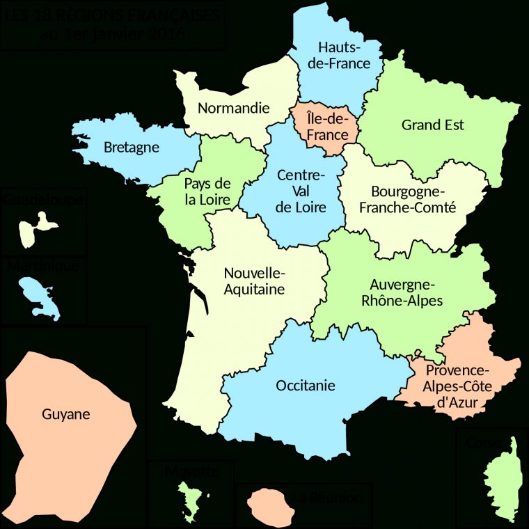 Cours De Français: Les Régions De France à Jeux Des Départements Français