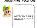 Cp - 1Ère Primaire - Cahiers De Vacances Dys À Imprimer à Journal De Vacances A Imprimer