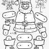 Crafts Dolls Father Christmas Jumping Jack Doll Colouring concernant Coloriage Pantin