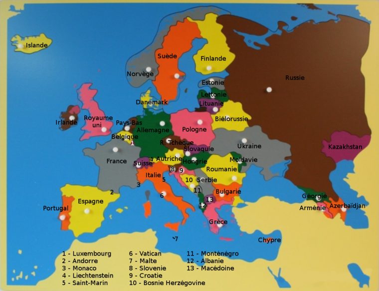 Crapouillotage: Puzzle De L'europe dedans Carte Union Européenne 2017