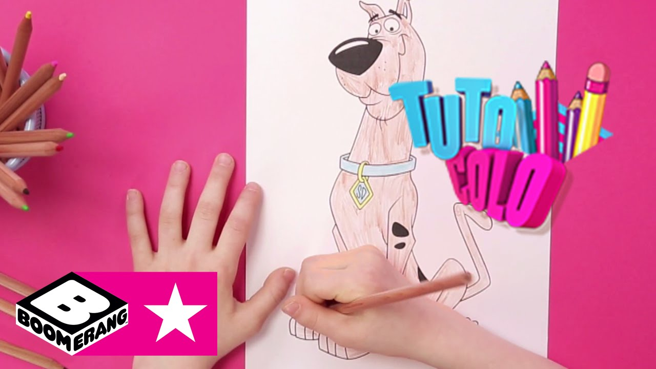 Crayons De Couleurs | Tuto Colo | Boomerang à Scooby Doo À Colorier