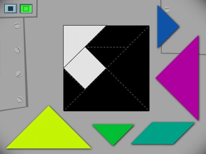 Create A Square Tangram Game | Game | Education intérieur Tangram Simple