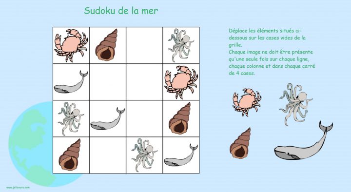 Créer Un Sudoku Avec Notebook – Le Blog De Jolicours. pour Sudoku Maternelle À Imprimer