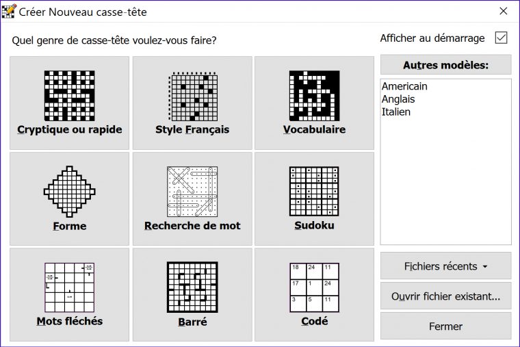 Crossword Compiler: Fonctionnalités tout Grille Sudoku Imprimer