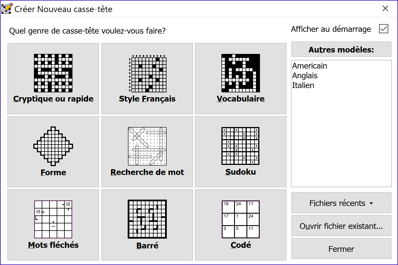 Crossword Compiler: Fonctionnalités tout Grille Sudoku Imprimer