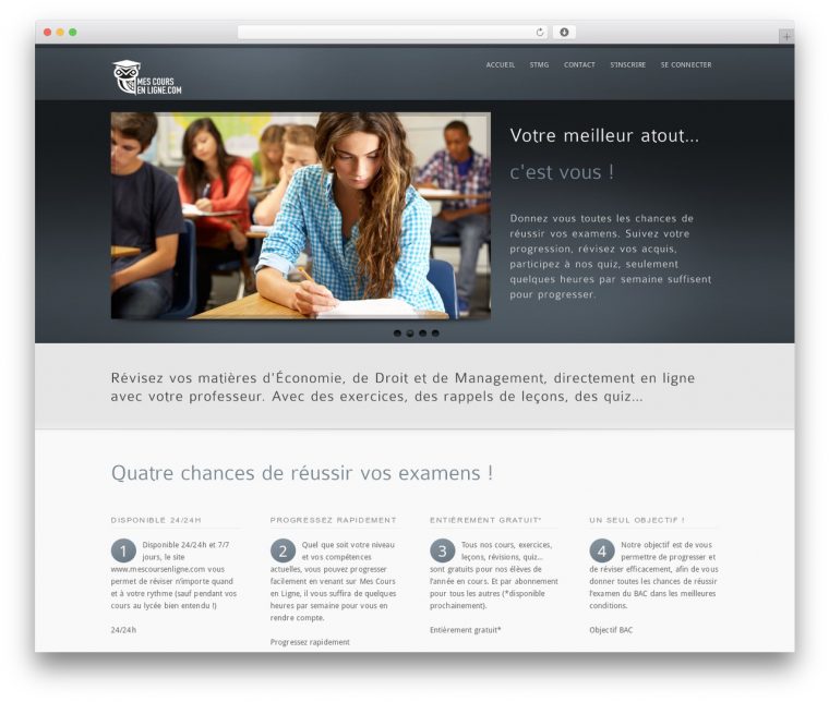 Cus WordPress Page Template By Mysitemyway à Quiz En Ligne Gratuit