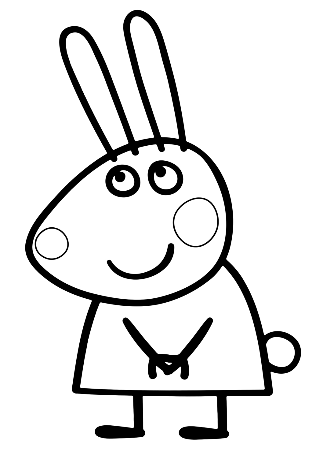 Cute Peppa Pig Christmas Coloring Pages #2559 Peppa Pig avec Peppa Pig A Colorier 