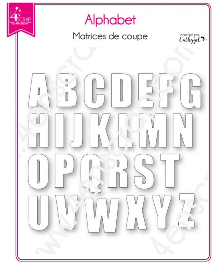 Cutting Die Scrapbooking Card Making Letter Word Uppercase tout L Alphabet En Majuscule