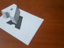 كيفية رسم حرف A ثلاثي الأبعاد / Dessin 3D Flottant Lettre A tout Dessin Lettre E