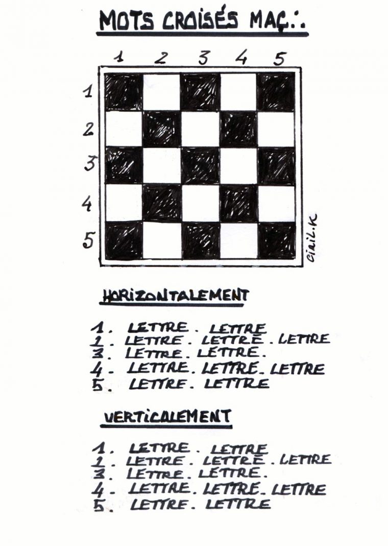 De L'art Ou Du Maçon: Mots Croisés – Force 1 concernant Mots Fleches Niveau 1