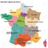De Nouvelles Régions Françaises. Nouvelles Régions De France. Départements  Séparés tout Départements Et Régions De France