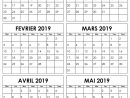 Decembre 2018 Janvier Fevrier Mars Avril Mai 2019 Calendrier encequiconcerne Calendrier 2018 À Imprimer Pdf