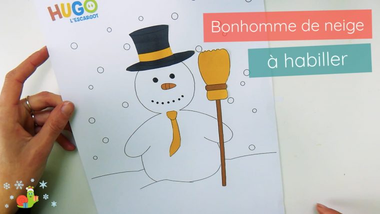 Découpage Bonhomme De Neige À Habiller destiné Bonhomme De Neige À Découper