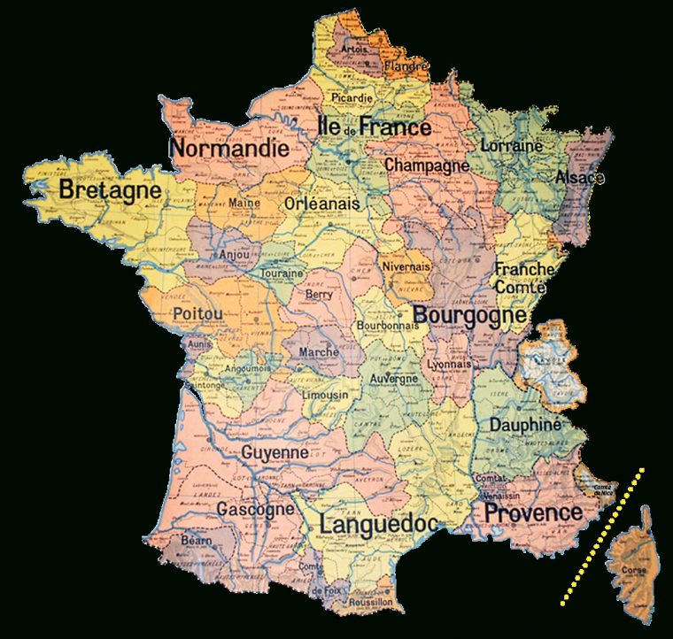 Découpage Du Territoire Métropolitain — Violoneux.fr encequiconcerne Liste Des Régions De France