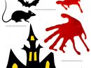 Découpage Halloween Gratuit : Maison Hantée, Rat, Chauve pour Découpage Gratuit À Imprimer