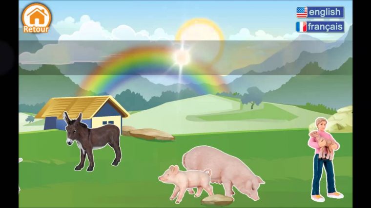 Découvre Les Animaux De La Ferme – Jeu Éducatif Pour Enfant Sur Android à Jeux D Animaux Pour Fille