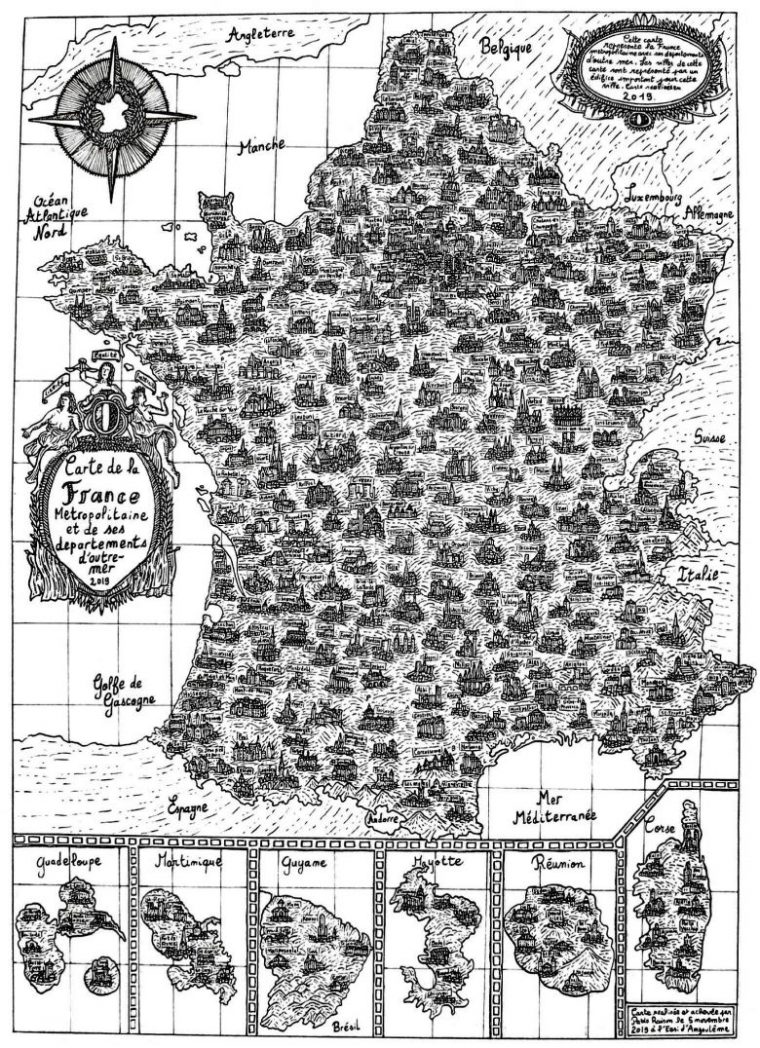 Découvrez La Carte De France La Plus Populaire De L'année pour Dessin Carte De France