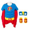 Déguisement Super Boy Héros 6-8 Ans avec Jeux Flash Enfant