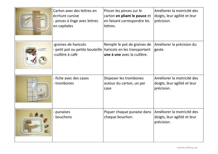 Des Ateliers Autonomes De Motricité Fine Gs – Zaubette serapportantà Fiche D Exercice Grande Section A Imprimer