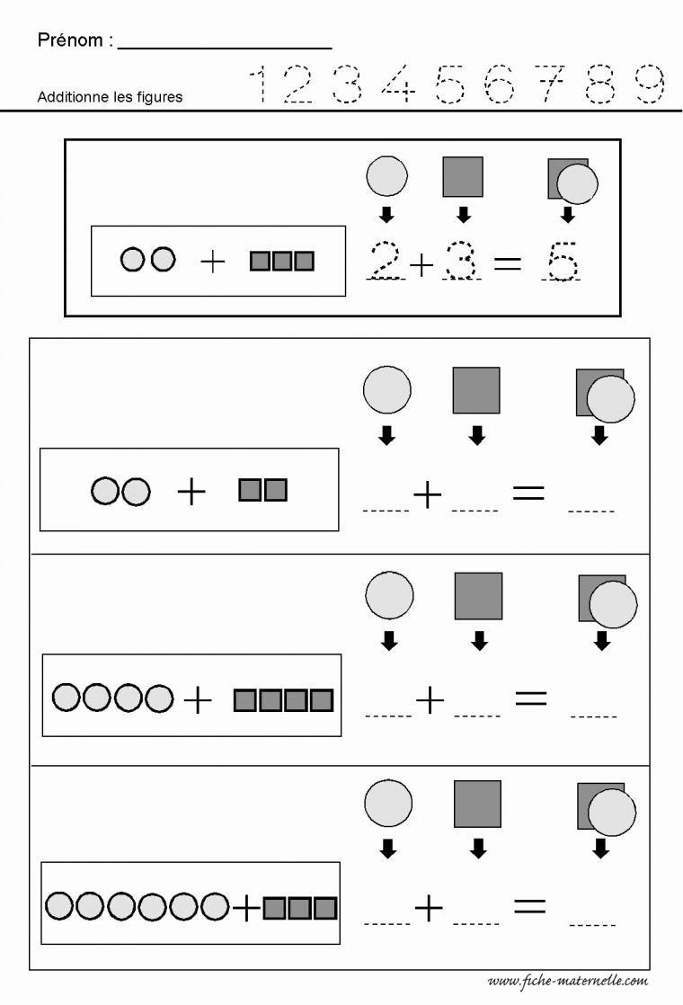 Des Formes Worksheet Collection | Printable Worksheets And à Fiche Maternelle Moyenne Section À Imprimer