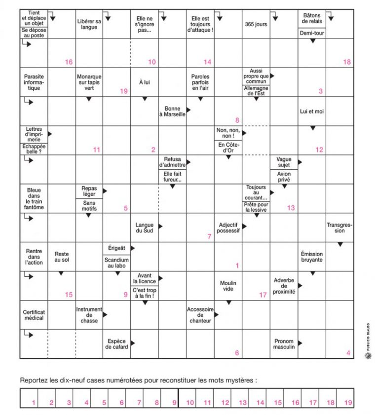 Des Mots Fléchés Pour Lutter Contre Les Violences Conjugales encequiconcerne Mots Fleche Gratuit