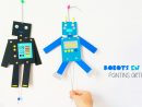 Des Pantins Robots Articulés - Momes encequiconcerne Pantins Articulés À Imprimer