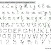 Des Référents A4 Avec Les Modèles D'écriture (Cursives intérieur Modele Alphabet Majuscule
