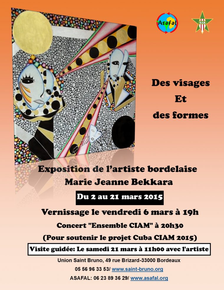 Des Visages Et Des Formes" Exposition – L'association intérieur Association De Formes