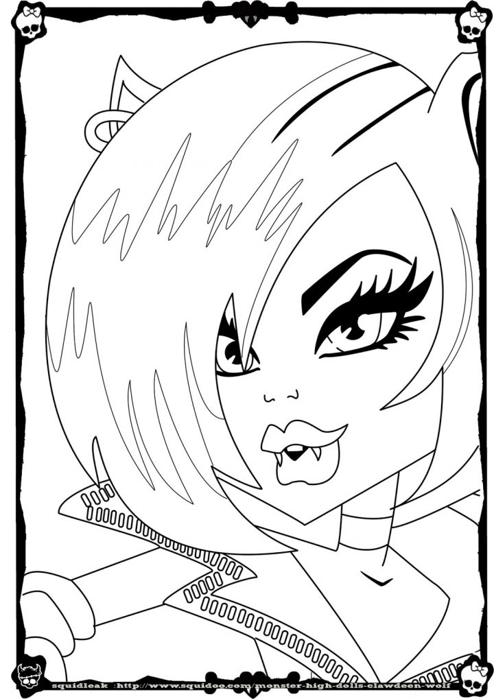 Dessin A Colorier A Imprimer Monster High concernant Image Monster High A Imprimer