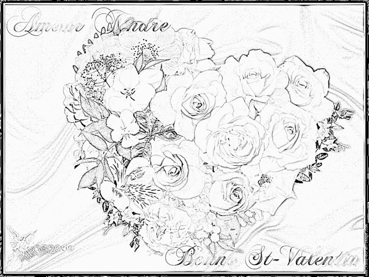 Dessin À Colorier En Ligne Gratuit St Valentin concernant Dessin À Colorier En Ligne Gratuit