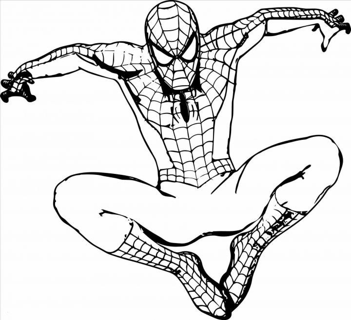 Dessin A Colorier Et Imprimer Spiderman tout Masque Spiderman A Imprimer