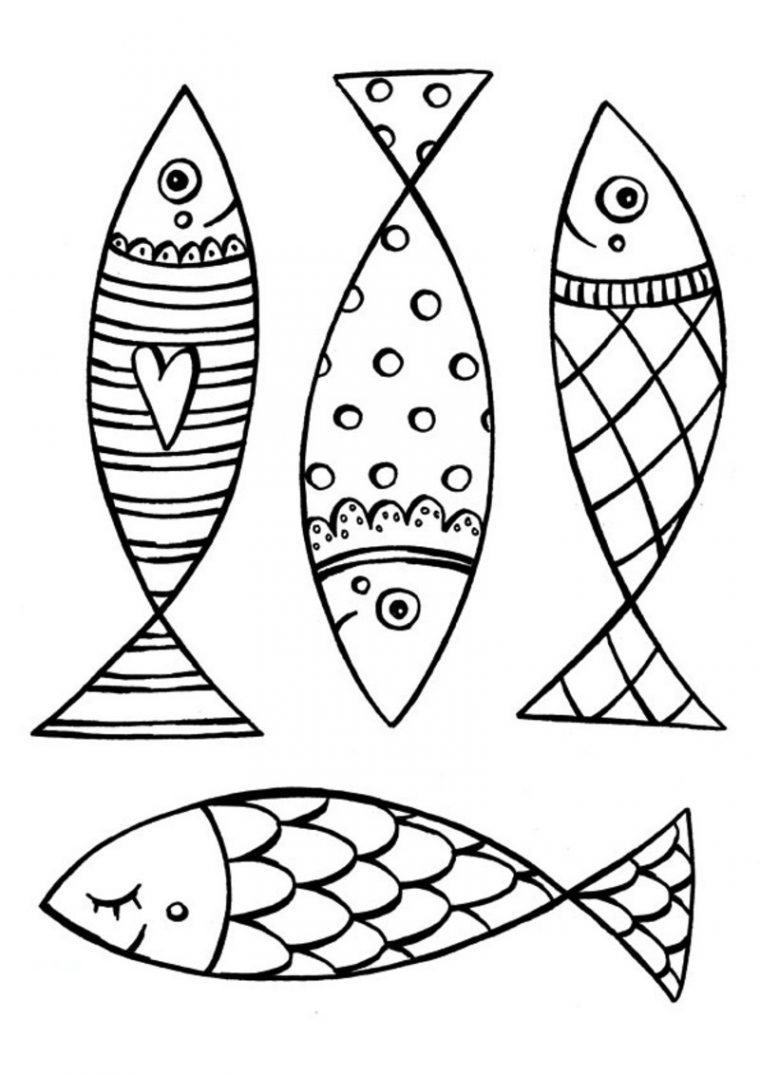 Dessin À Colorier Poisson D'avril A Decouper destiné Dessin A Decouper Et A Imprimer