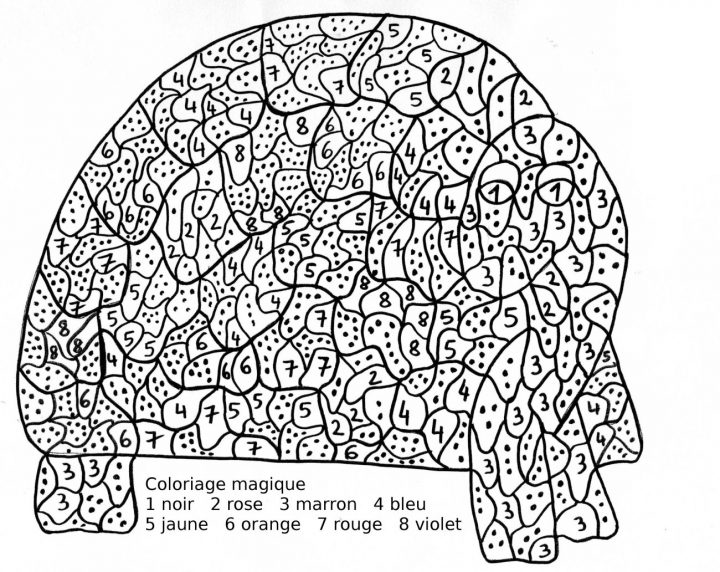 Dessin A Numero A Colorier A Imprimer pour Coloriage Numero A Imprimer