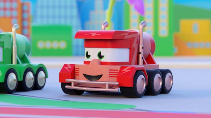 Dessin Animé De Camions Pour Enfants – Le Camion Artiste encequiconcerne Sam Le Tracteur Dessin Anime