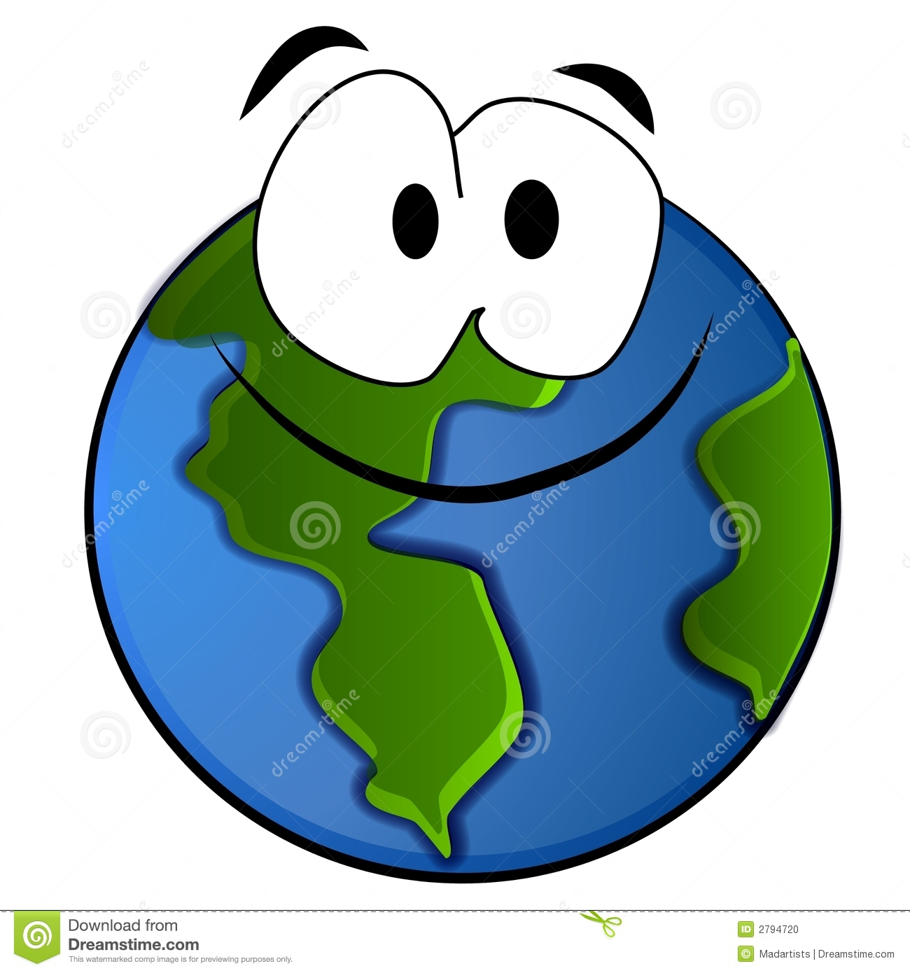 Dessin Animé De Sourire De La Terre De Planète Illustration encequiconcerne Image De La Terre Dessin 