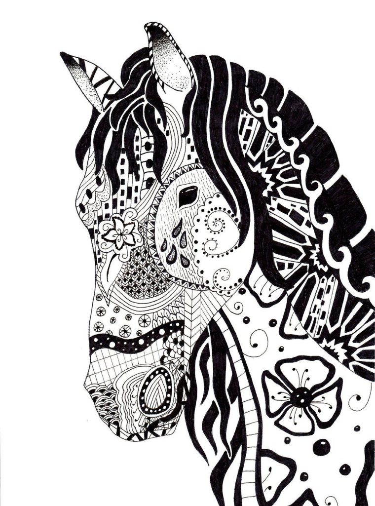 Dessin Cheval | Coloriage Cheval, Coloriage Winnie Et Coloriage intérieur Dessin De Cheval A Colorier