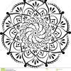 Dessin De Mandala Rond Floral De Dentelle Illustration De à Dessiner Un Mandala