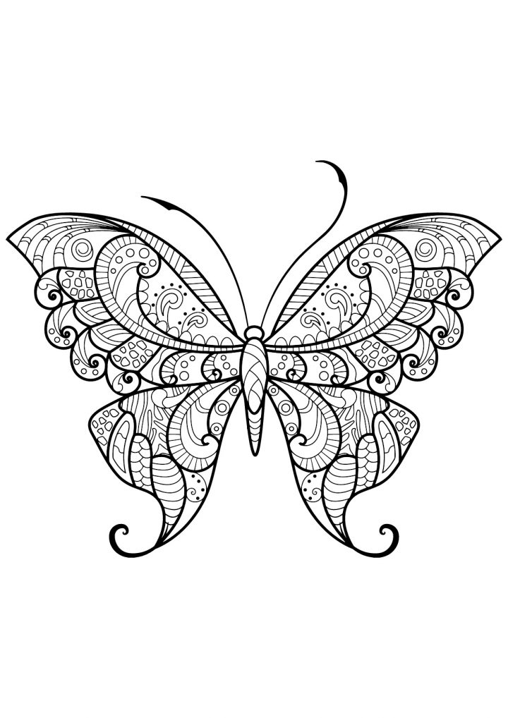 Dessin De Papillons Gratuit À Imprimer Et Colorier dedans Dessin A Imprimer Papillon Gratuit