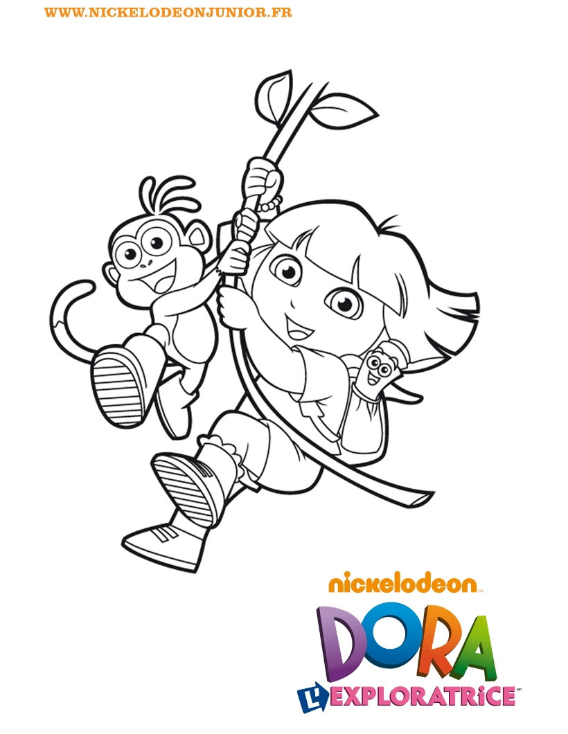 Dessin Dora En Ligne 3 Ans dedans Coloriage En Ligne 3 Ans