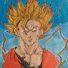 Dessin Dragon Ball Z: Goku Drawing By R1 | Artmajeur tout Dessin Animé De Dragon Ball Z