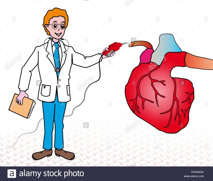 Dessin D'un Cœur Et D'un Médecin Avec Un Stéthoscope À Après avec Dessin Stéthoscope