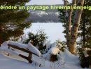 Dessin Et Peinture - Vidéo 2627 - Peindre Un Paysage D'hiver intérieur Dessin De Paysage D Hiver