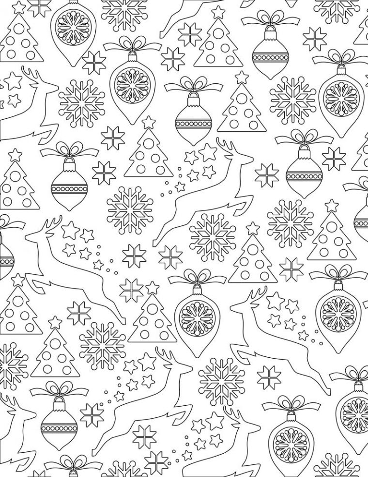 Dessin Noël Coloriage Gratuit À Imprimer – Artherapie.ca destiné Image A Colorier Gratuit A Imprimer