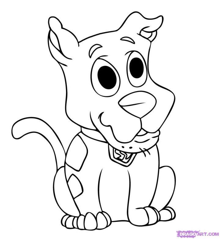 Dessin Scooby Doo À Imprimer serapportantà Scooby Doo À Colorier