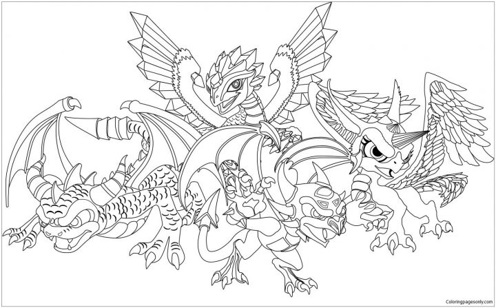 Dessin Skylanders Coloring Page – Free Coloring Pages Online avec Dessin De Skylanders