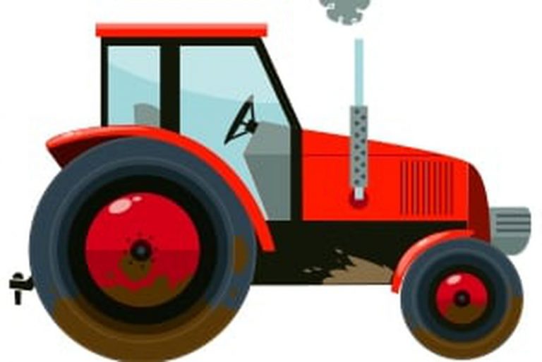 Dessin Tracteur Facile. 🌈 Coloriage Tracteur Sur Service ...