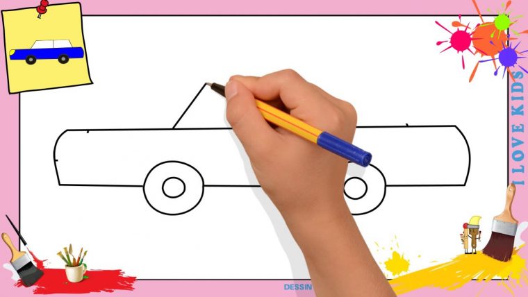 Dessin Voiture 3 – Comment Dessiner Une Voiture Facilement Etape Par Etape  Pour Enfants destiné Apprendre A Dessiner Une Voiture